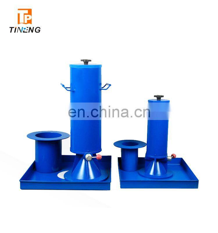 dia.100/150mm sand replacement pouring cylinder for dry density of soil