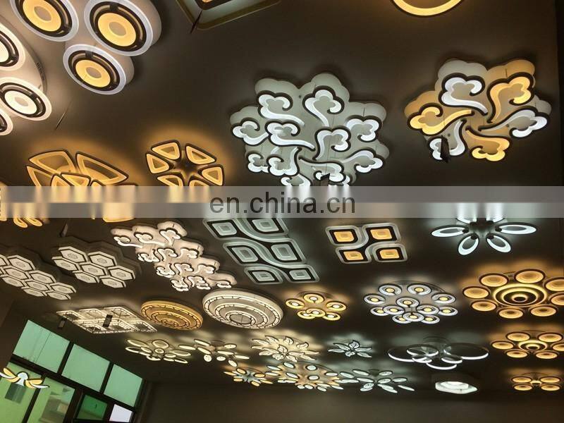 Round leaf modern simple LED ceiling light creative restaurant master bedroom light warm and romantic room light
