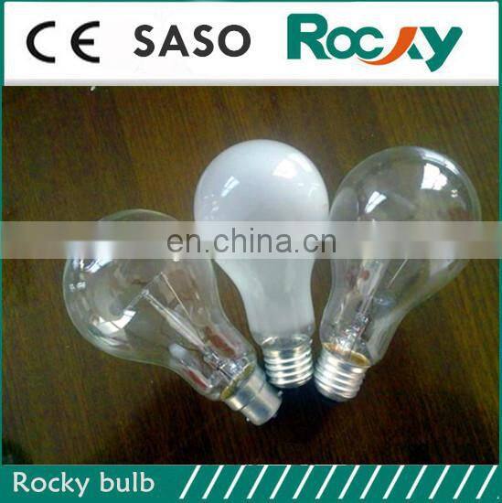 Bulb incandescent clear bulb 110v 60w