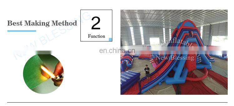 Outdoor Floating Airtight Inflatable Water Park Games For Adults ISO 25649 lake or sea water park