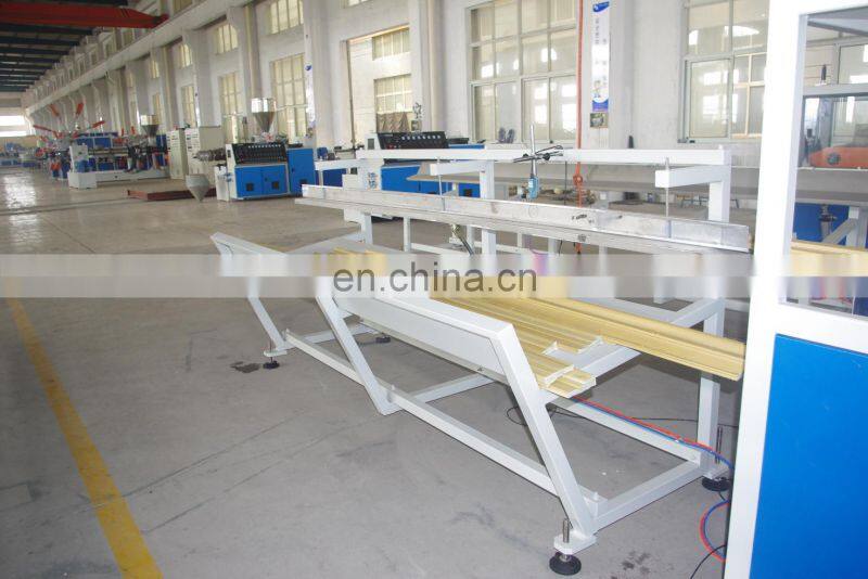 Plastic Wall Sheet Making Machine maker / PVC Cable Trunking Profile Extrusion Production Line