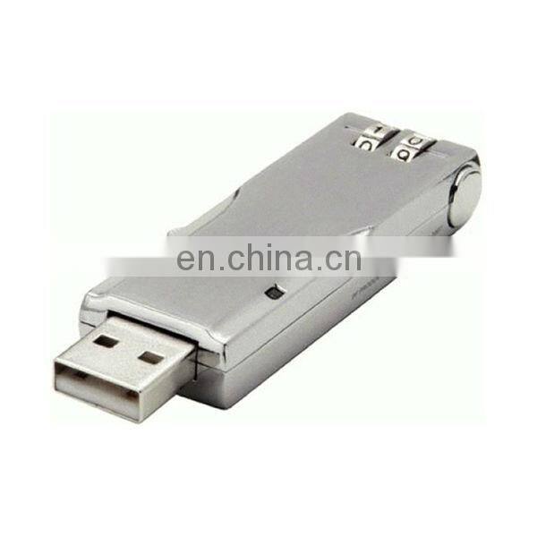 Promotional gift usb drive with combination lock for 2GB 4GB 8GB 16GB