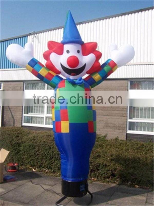 Clown image Inflatable sky air dancer for advertising