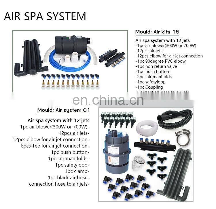 Whirlpool Air Bubble Jet Bathtub Air Jet Bubble Jet System