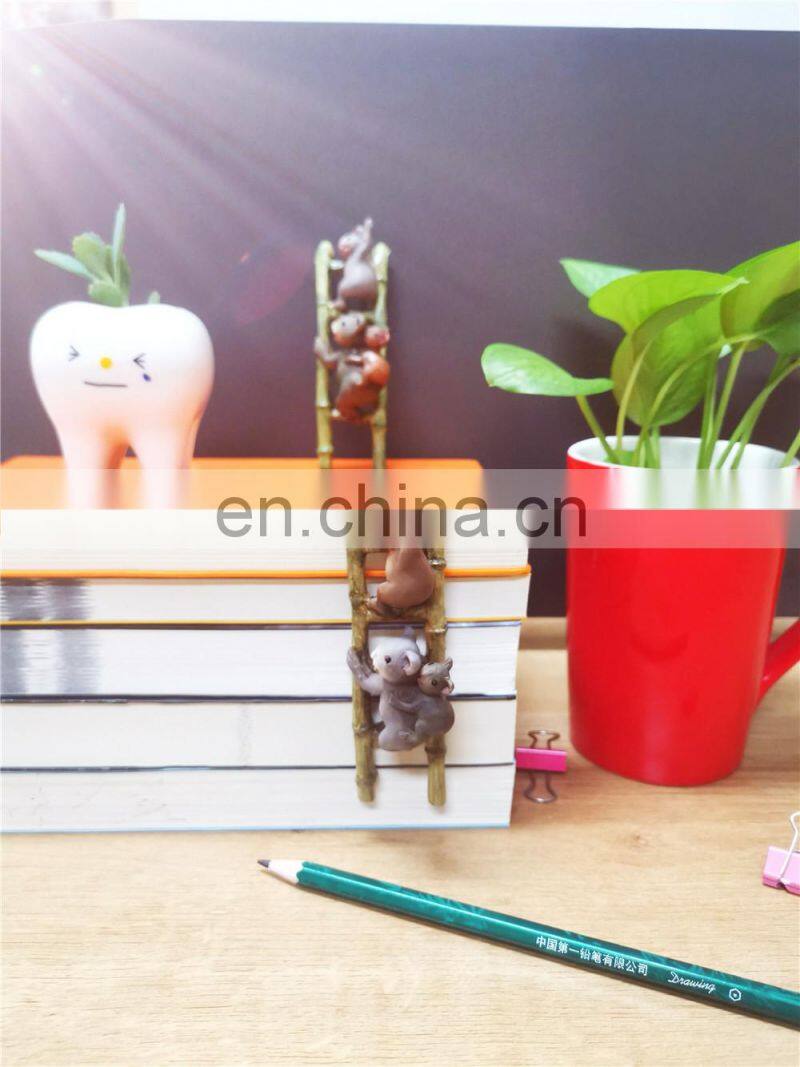 ladder climbing small koala potted decorative ornaments climbing cylinder pendant creative home gardening resin decoration