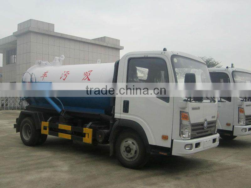 4cbm Sinotruck Light Duty Vacuum Sewer Truck