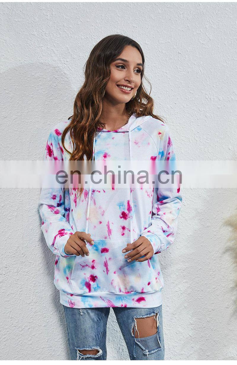 Europe 2021 European and American fall hot styles trendy fashion casual hooded fashion women's sweater