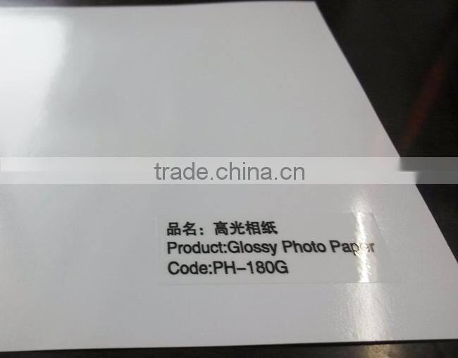 180gsm RC photo paper rolls sheets glossy