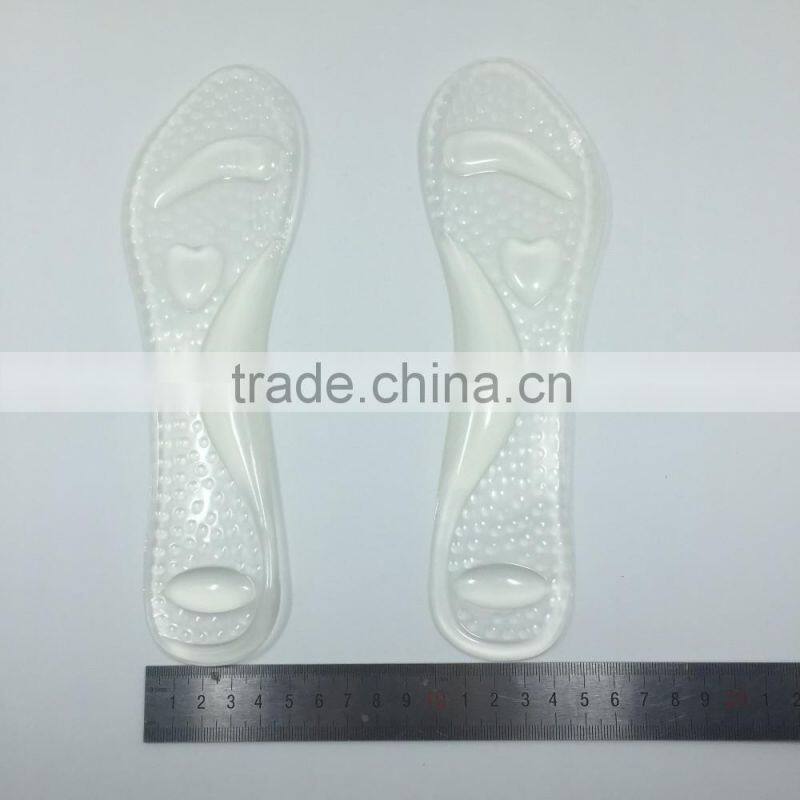 Hot sale 3/4 foot insole pads high heel shoe pads PU insole pads