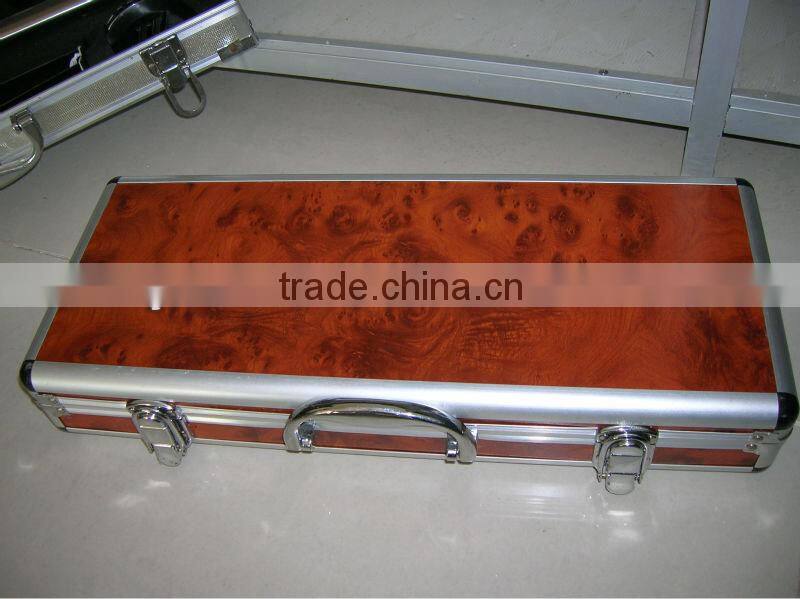 aluminum profile fireproof shell barbeque set with portable case at affordable price