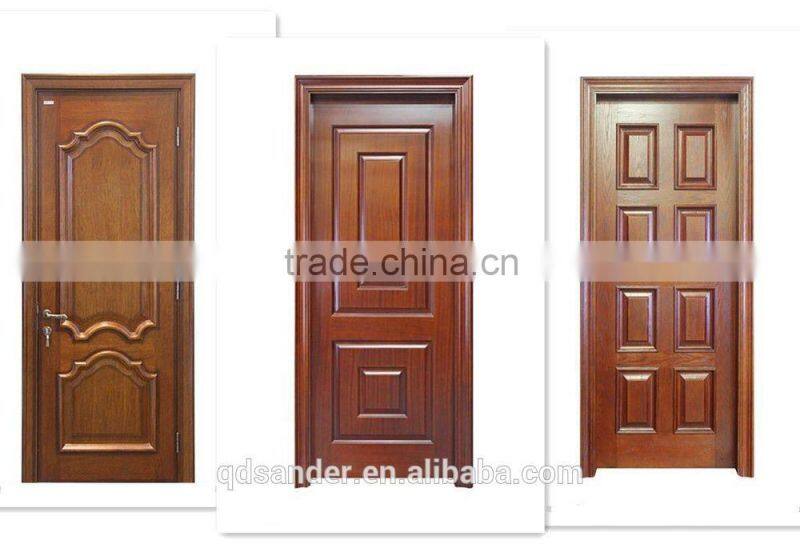 PVC doors with pine wood MDF laminated