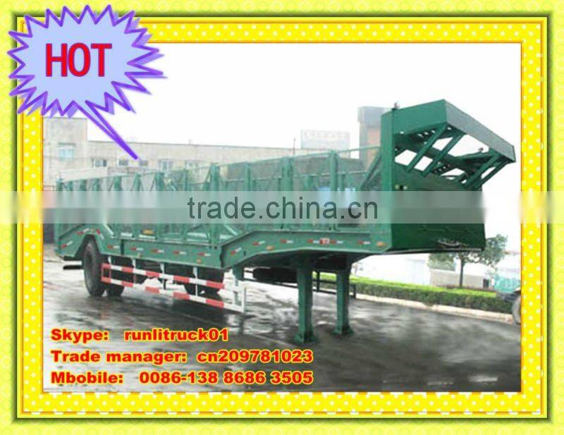 single axle Car transport semi trailer