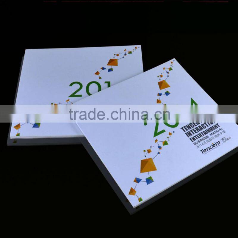 professional printing factory OEM spot uv soft cover enterprise catalogue