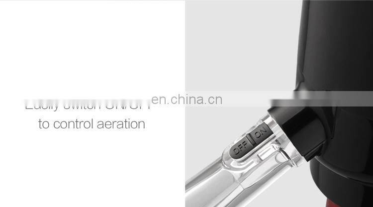 Wholesale High Quality Mini Electric Wine Aerator Dispenser Automatic