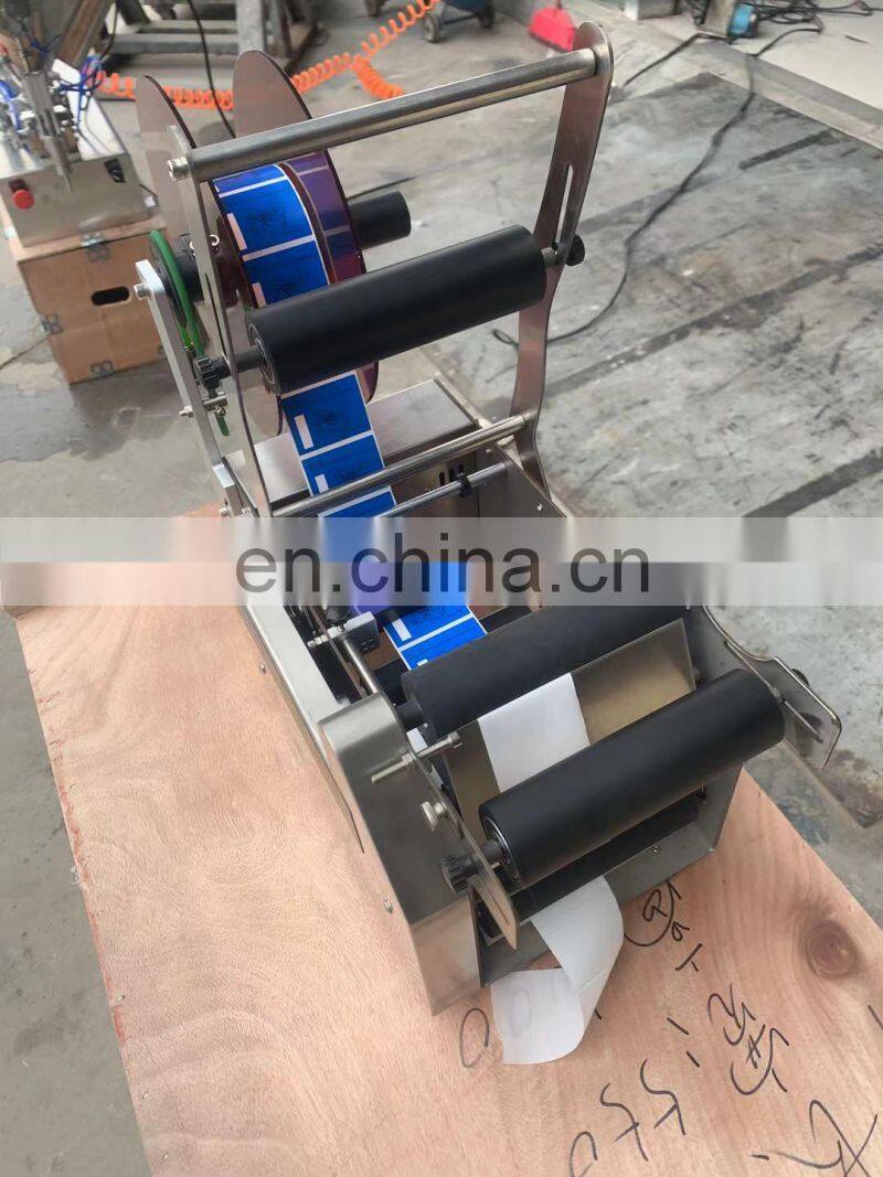High quality manual carton egg box cosmetic box labeling machine