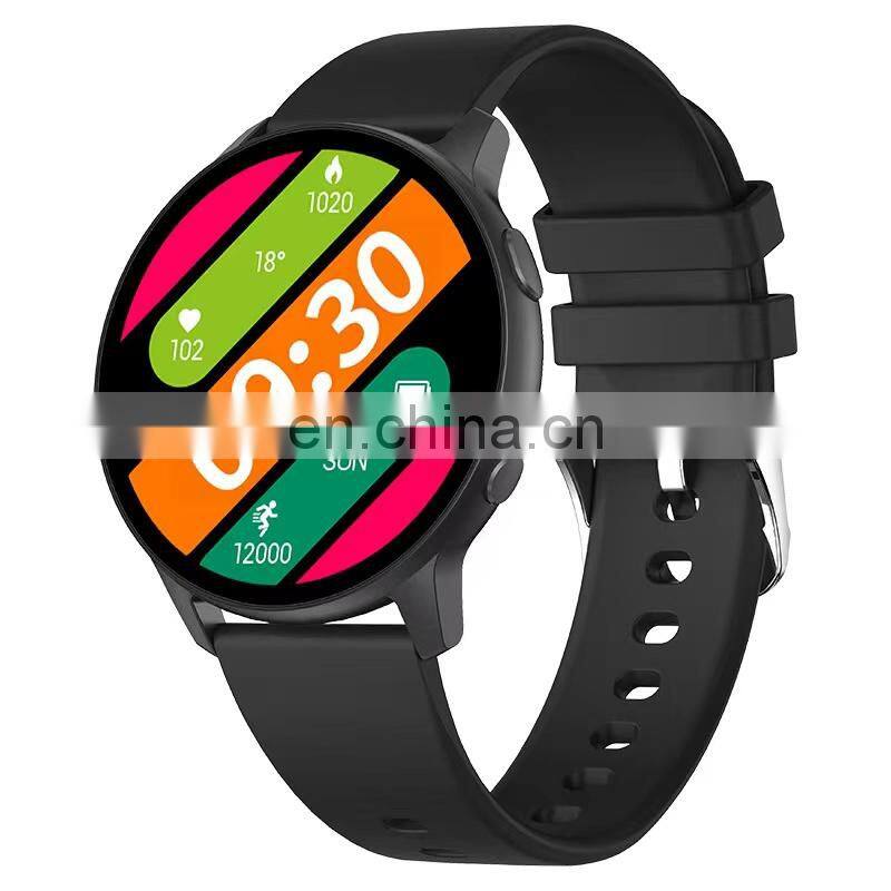 New Arrival Fashion Ladies Smart Band Fitness IP68 Waterproof Play Game Round Touch Screen Sleep Tracker Women MX1 Smart Watch