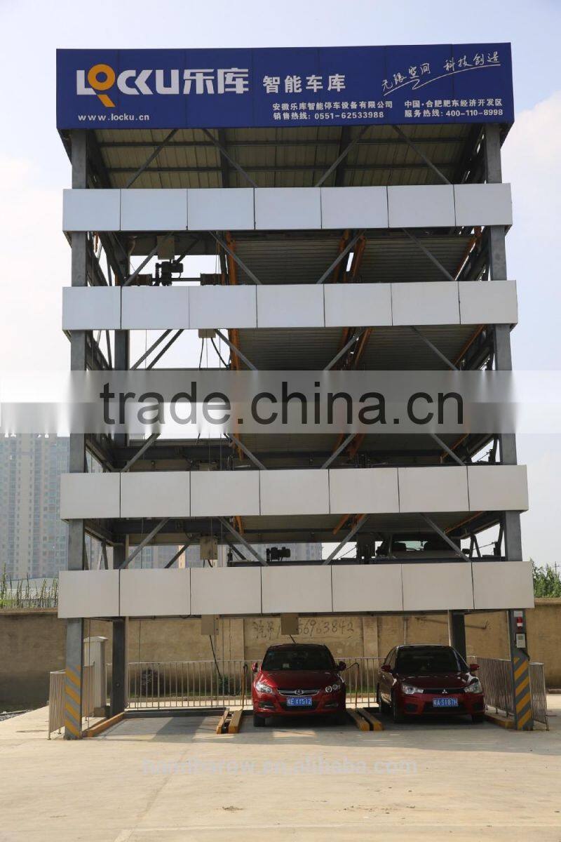 6-level PSH vertical-horizontal parking system