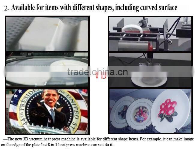 3D Sublimation Heat Press Machine for Phone Cases Mugs Cups Heat Transfer+Gifts