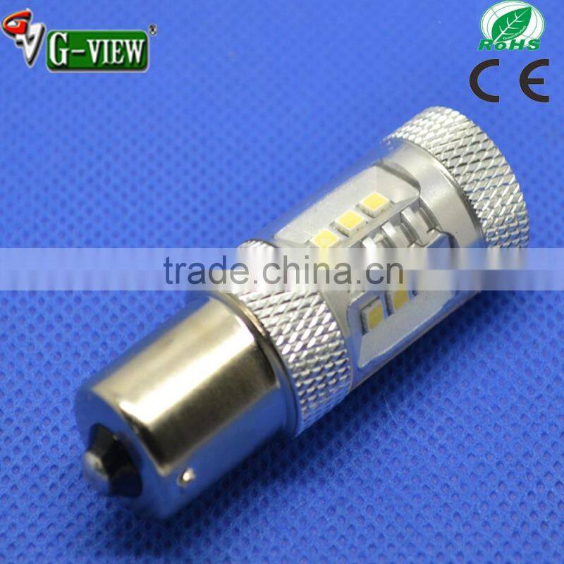 led car light on hot sale New, High lume s25 2323 led car bulb 1156/1157 9440/9443 15smd led car bulb