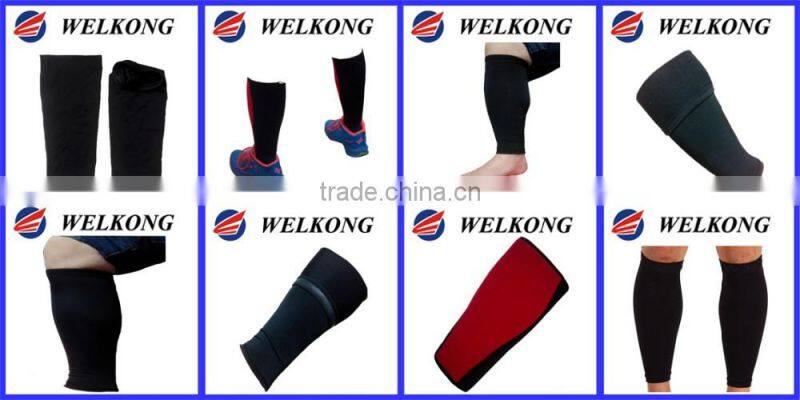 Breathable Copper Nylon Calf Support, Shin Splint Compression Sleeve
