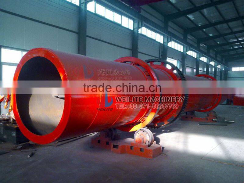 Energy Saving Drum Wood Chip Flour Dryer Machine / Rotary Wood Chip Flour Dryer Machine / Wood Chip Flour Dryer Machine