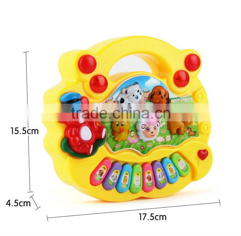 2014 new product animal music toy mini piano electronic keyboard