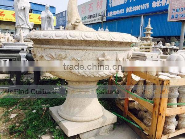 Big Outdoor Garden Stone Flower Pots