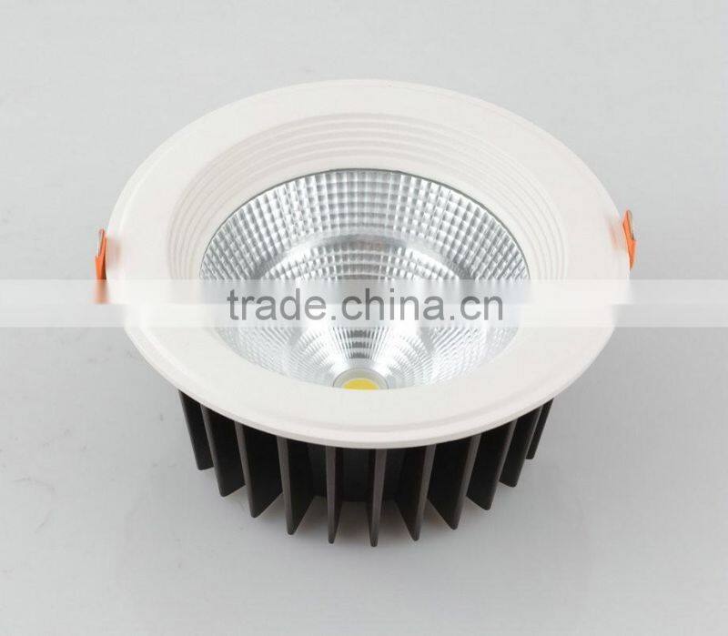 Aluminum Plastic Cover 10w up and down cob led downlight led recessed down light dimmable led downlight mounting holes 95mm