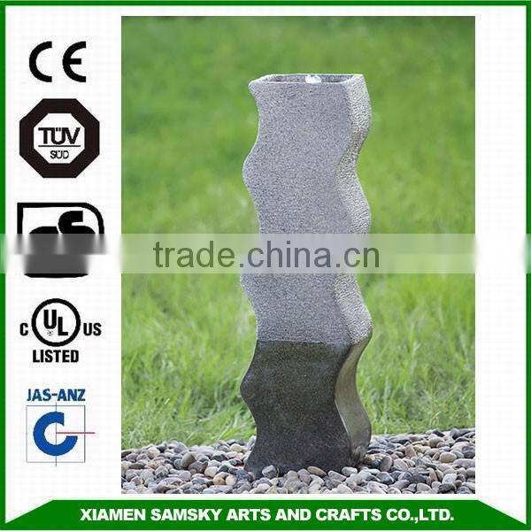garden & home decoration outdoor use column water fountain