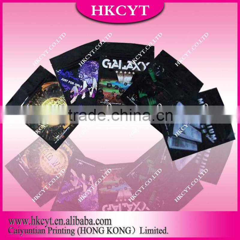 customized bags black diamond herbal incense bag