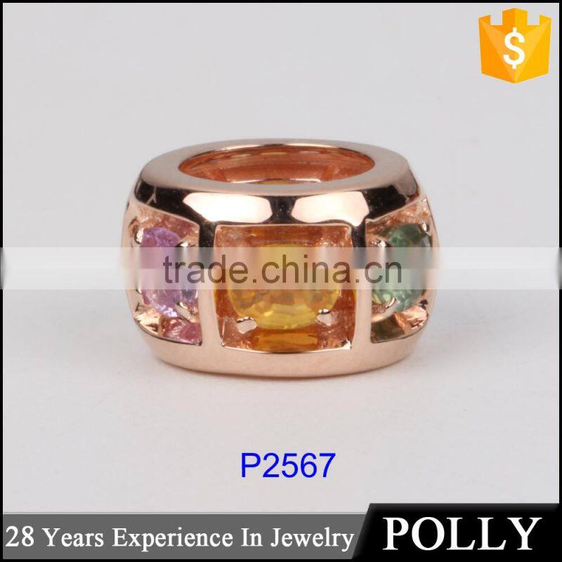 China oem jewelry manafacturer big stone pendant design simaples gold chain necklace