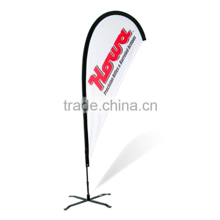2015 Newest Customized Logo Tear Drop Beachflags