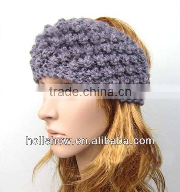 Wool Women Winter Crochet Headbands