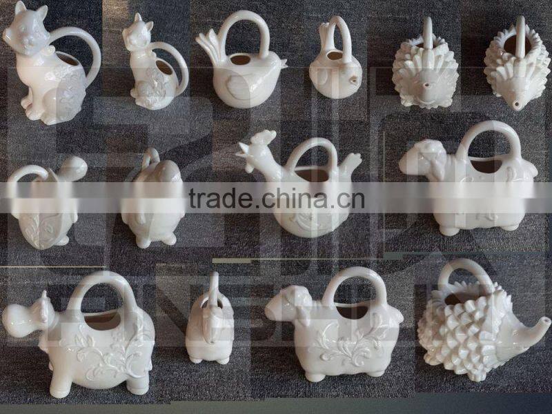 porcelain stripe design teapot