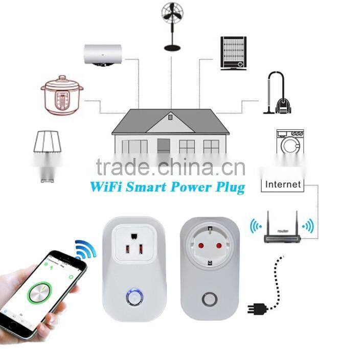 Electrical socket WiFi wall power plug