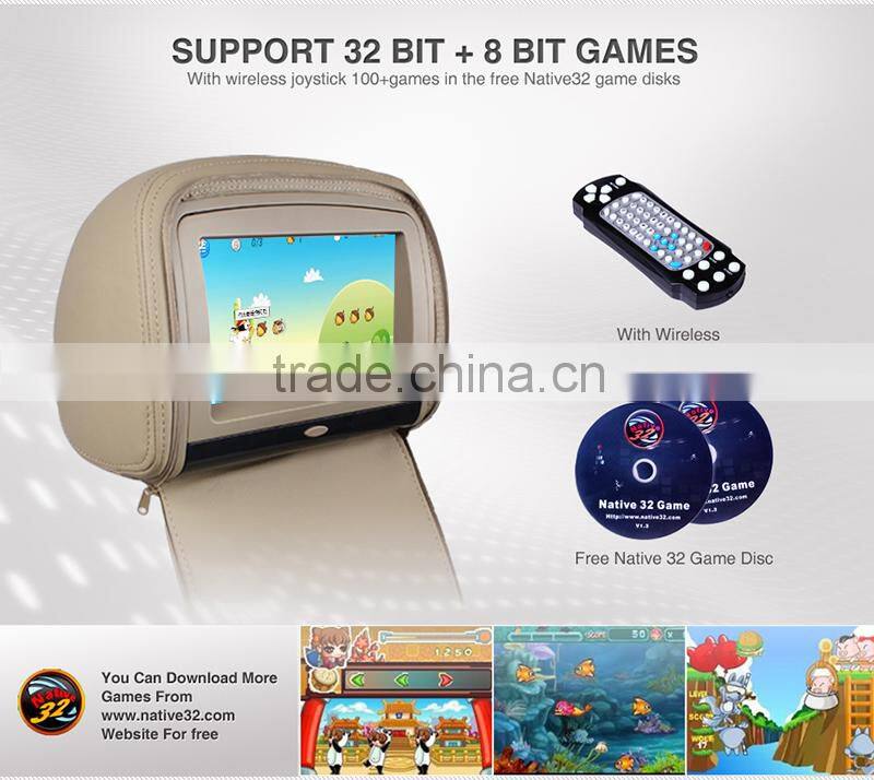 New coming 9inch headrest DVD with phone link