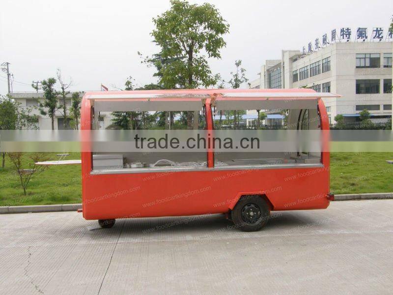 mobile food cart with wheels