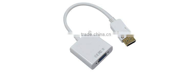 Displayport DP to VGA cable adapter for network cable