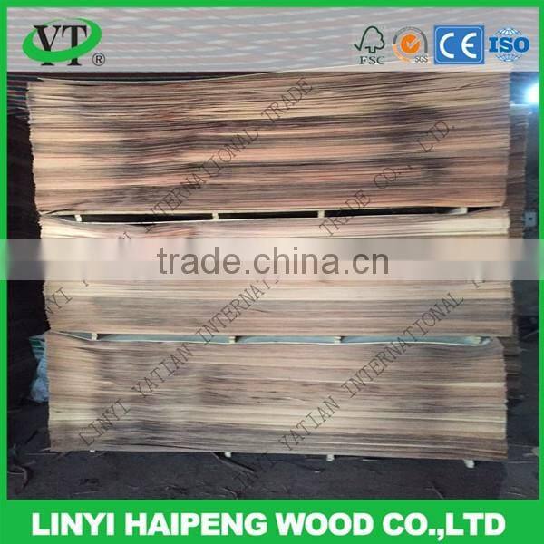 rotary cut 0.32mm grade A water gum face veneer instead of natural gurjan face veneer