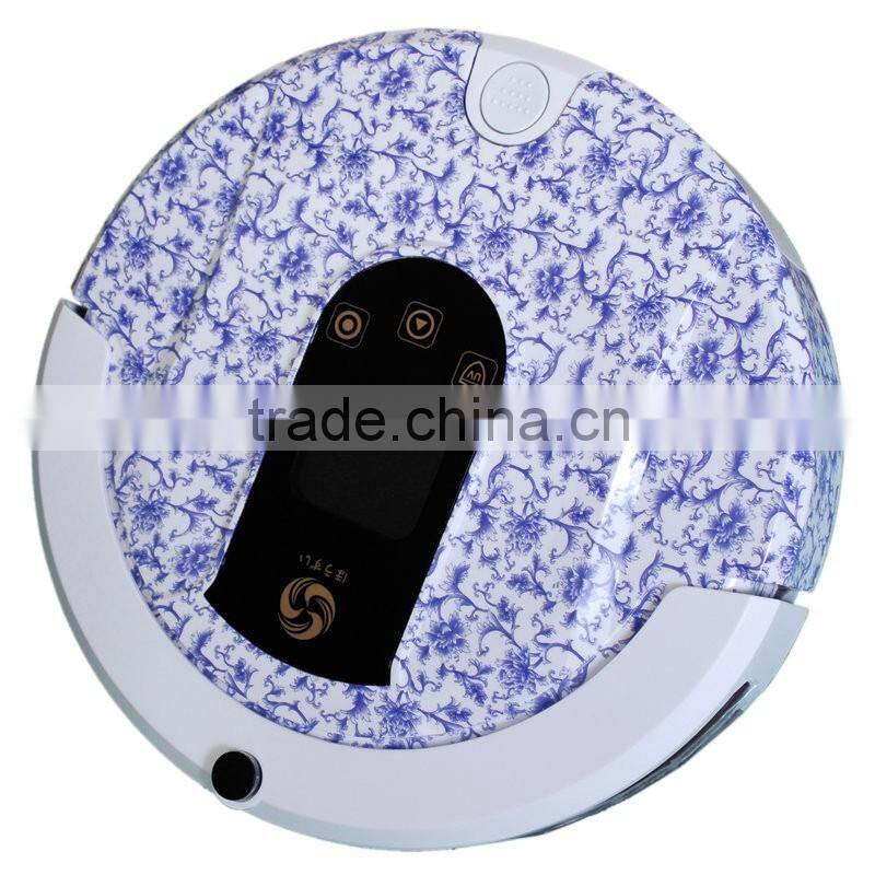 Blue and White china Housekeeping Auto Recharge Quick Easy Mop Robotic Vacuum Cleaner Robot Vacuum Cleaner Floor Cleaning