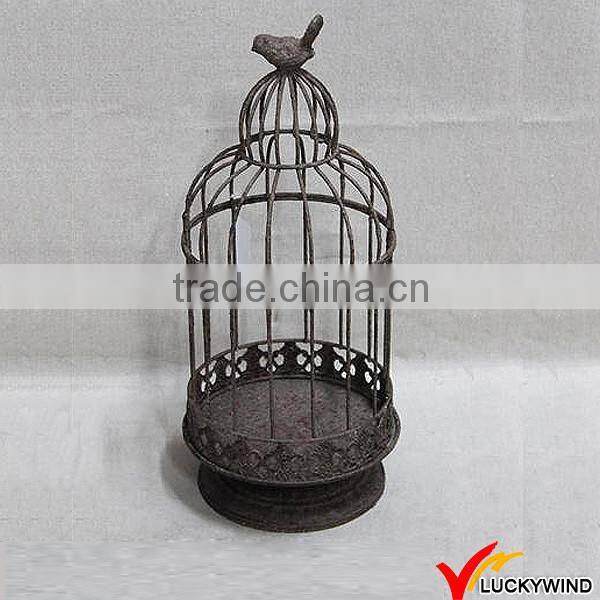 Vintage Handmade Antique Rustic Bird Cage Decoration