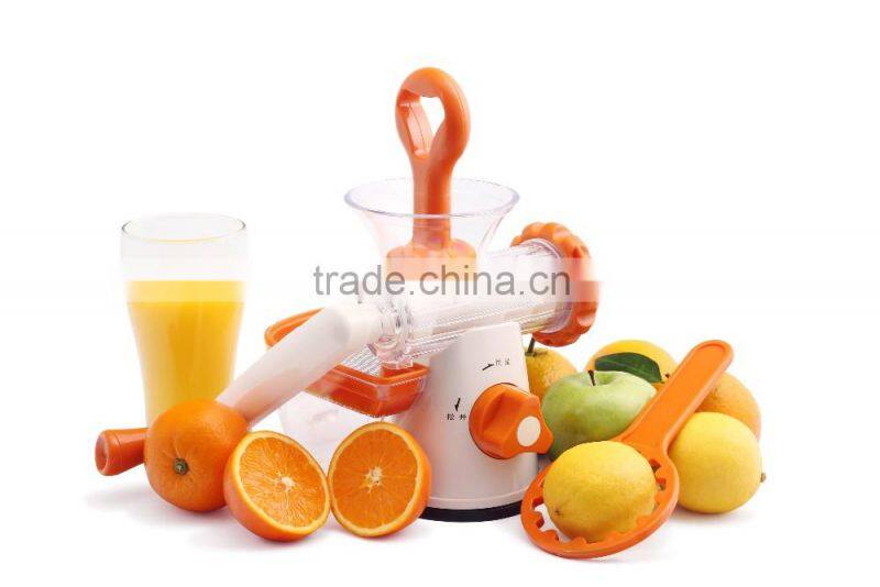 ABS+PC+POM 28*22*19 High quality home appliances orange juicer machine/vegetable juicer/slow juicer