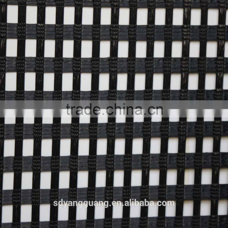 300-300KN/M drainage protection kintted polyester geogrid