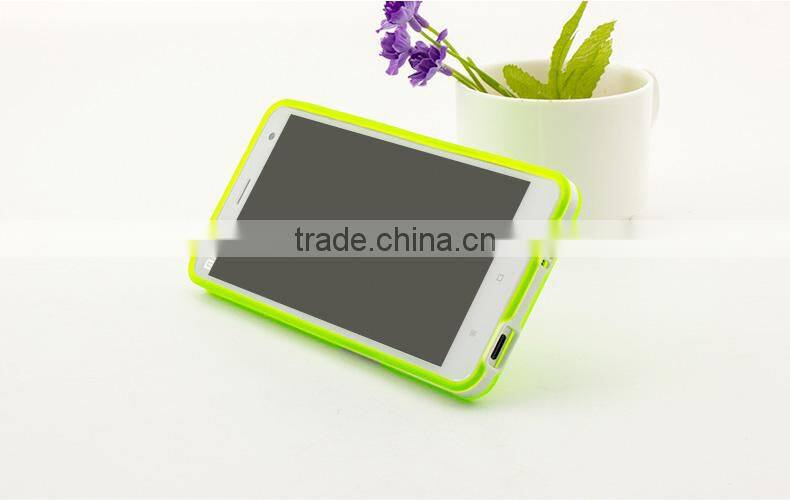 Keno Slim Fit Hybrid Flexible TPU Armor Defender Case with Kickstand for Xiaomi 4