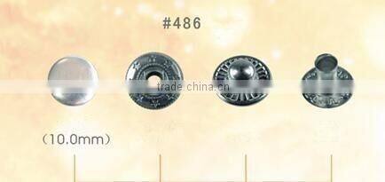 Wholesale high-quality brass Custom made metal logo buttons jacket snap buttons