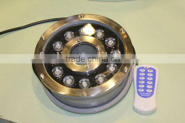 Stainless steel DMX led underwater fountain light