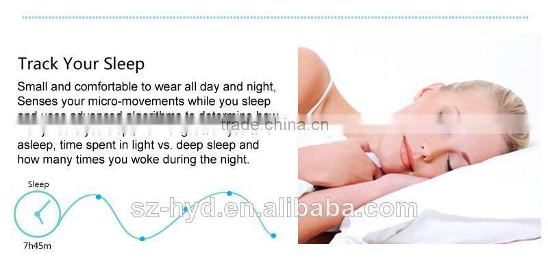 New Smart Fitness Sleep Monitoring Bluetooth Pedometer Silicone Bracelet(NT-BP0068)