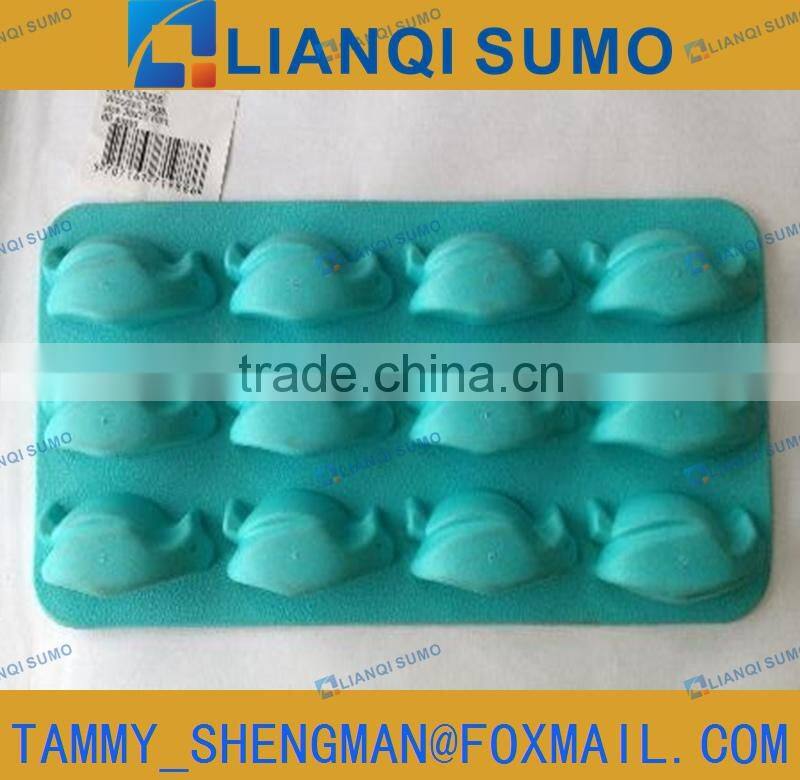 FDA High quality new style food-grade silicone ice cube tray by Penguin shape