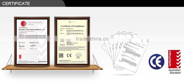 Wood grain aluminum bay window