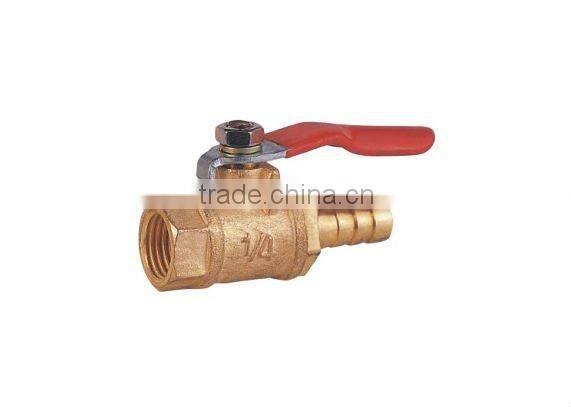 Ball Valve Made of Brass (Hose Barb to Hose Barb)